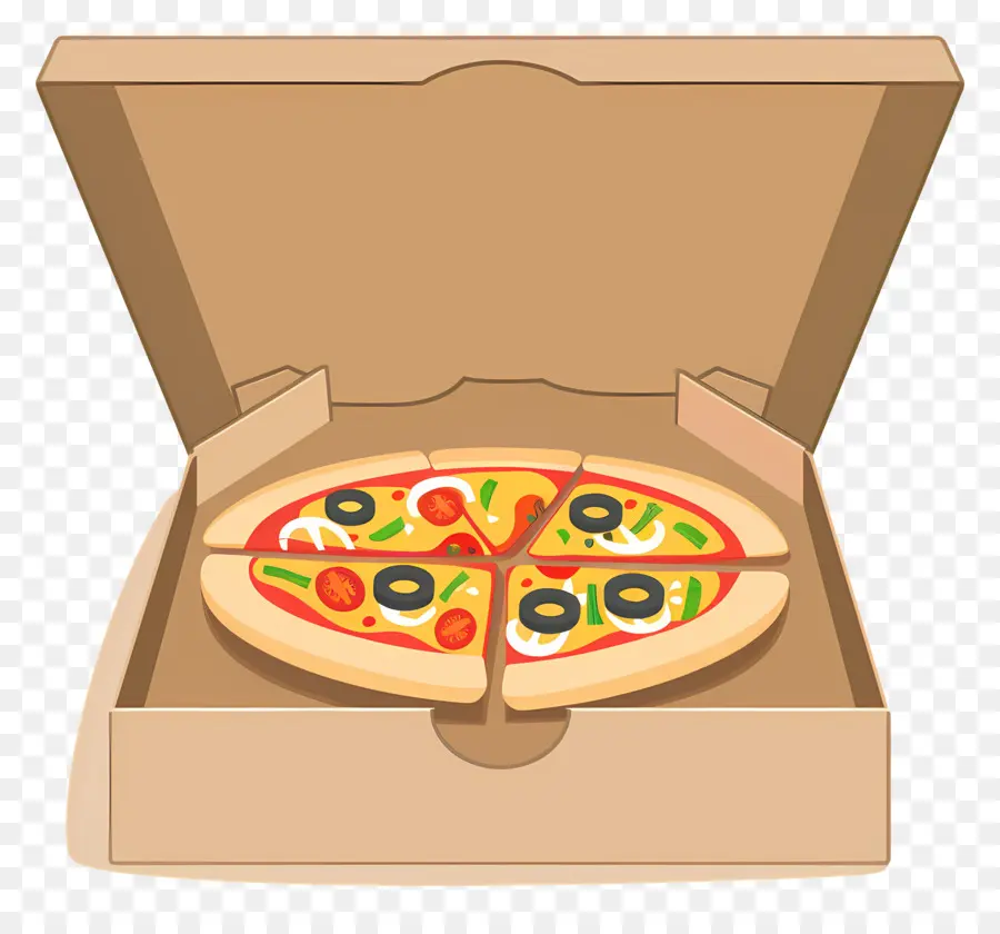 Pizza Kutusu，Kutuda Pizza PNG