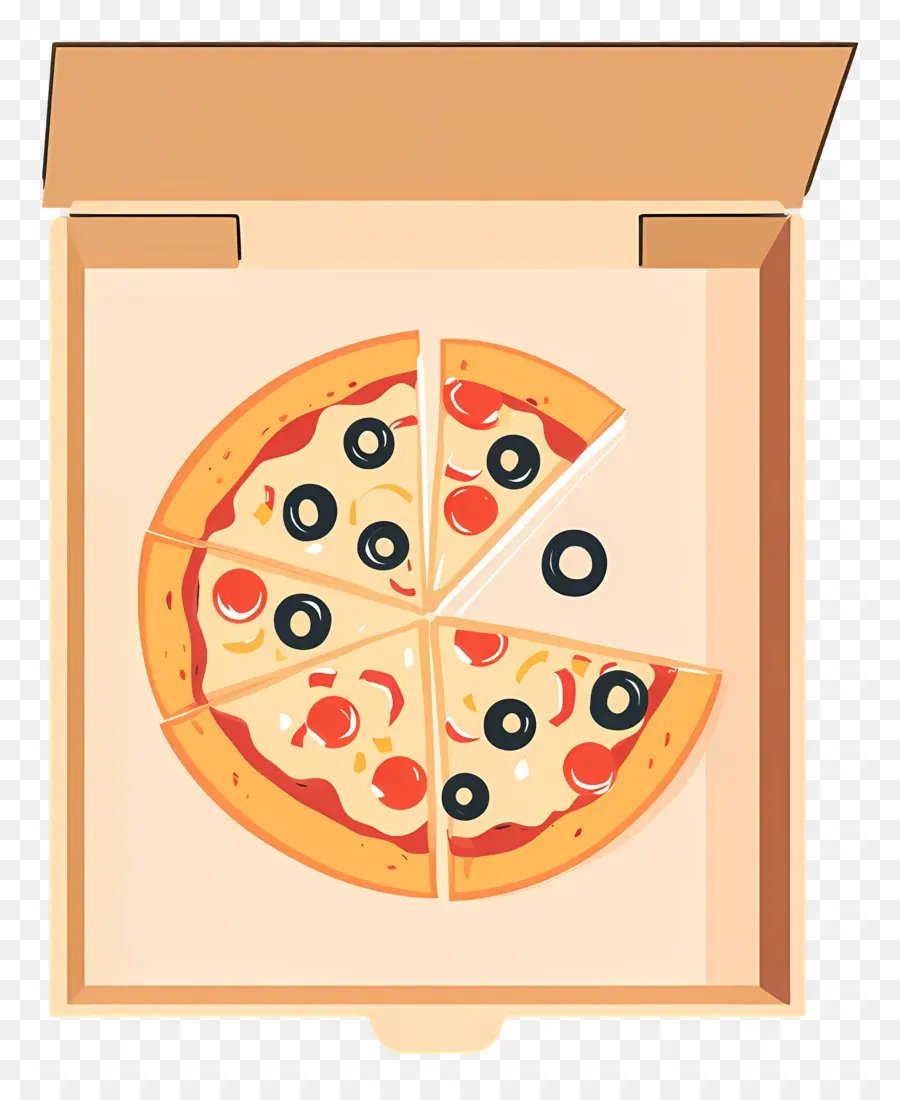 Pizza Kutusu，Kutuda Pizza PNG