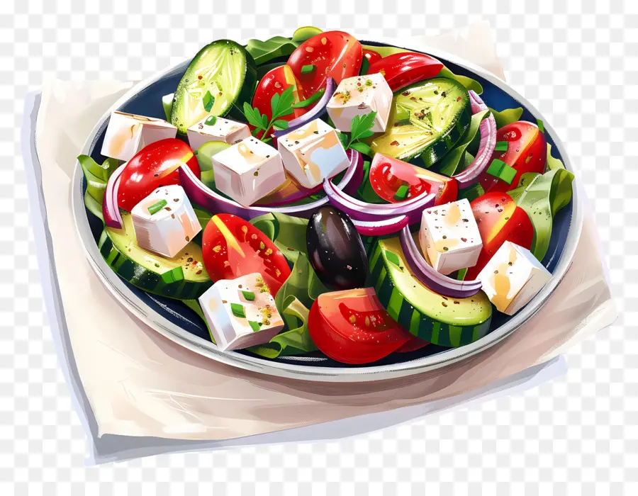 Yunan Salatası，Sebze PNG