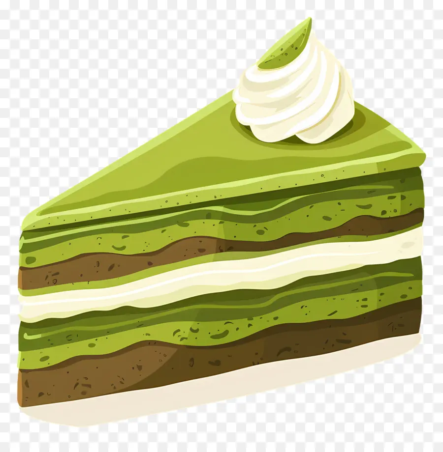 Matcha Kek，Yeşil Kek PNG