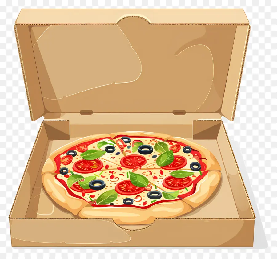 Pizza Kutusu，Kutudaki Pizza PNG