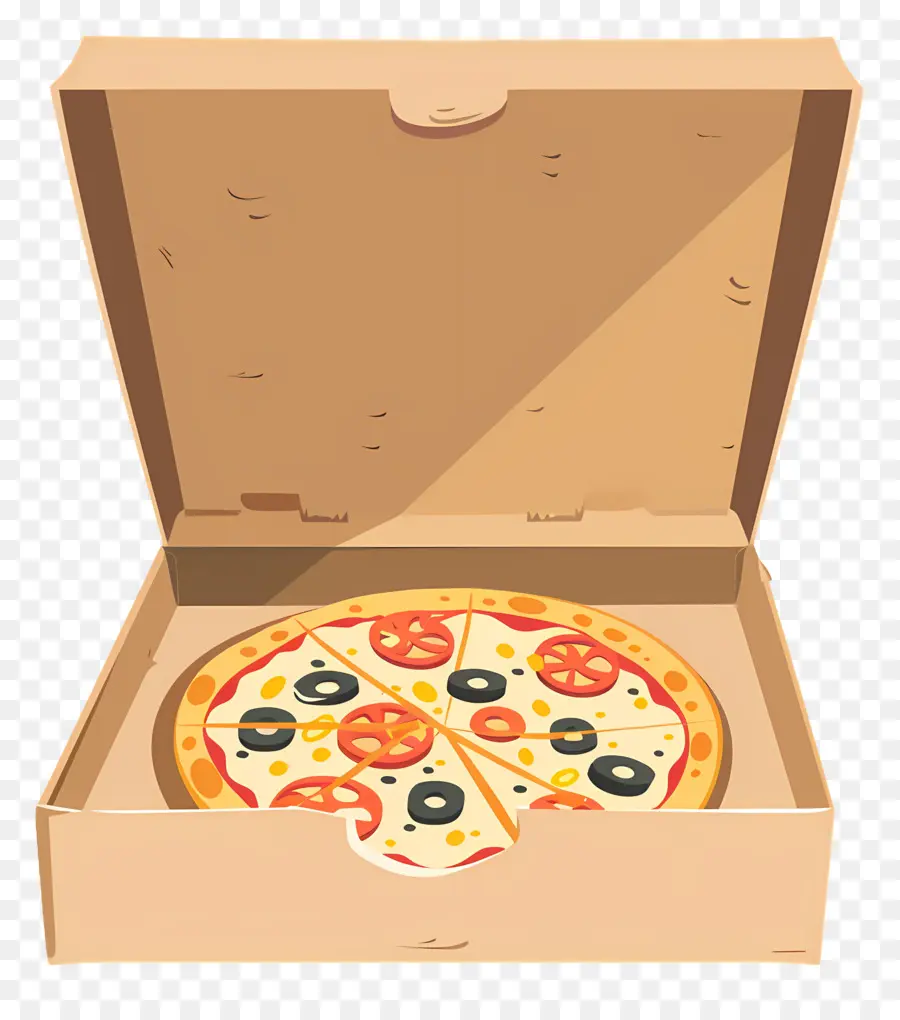 Pizza Kutusu，Kutuda Pizza PNG