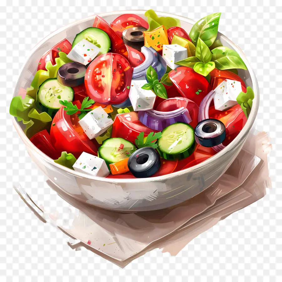 Yunan Salatası，Salata PNG