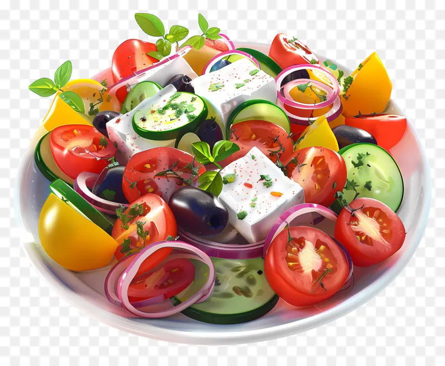 Yunan Salatası，Sebze PNG