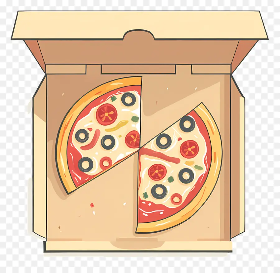 Pizza Kutusu，Kutuda Pizza PNG