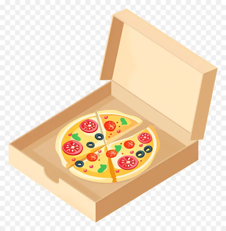 Pizza Kutusu，Kutudaki Pizza PNG