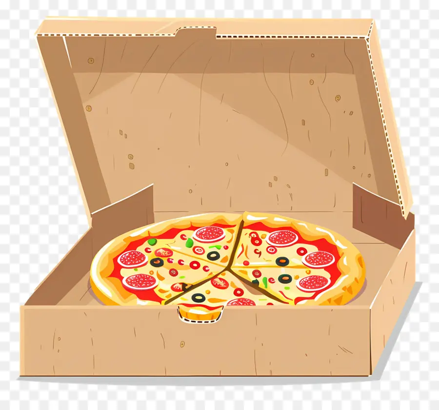 Pizza Kutusu，Pizza PNG