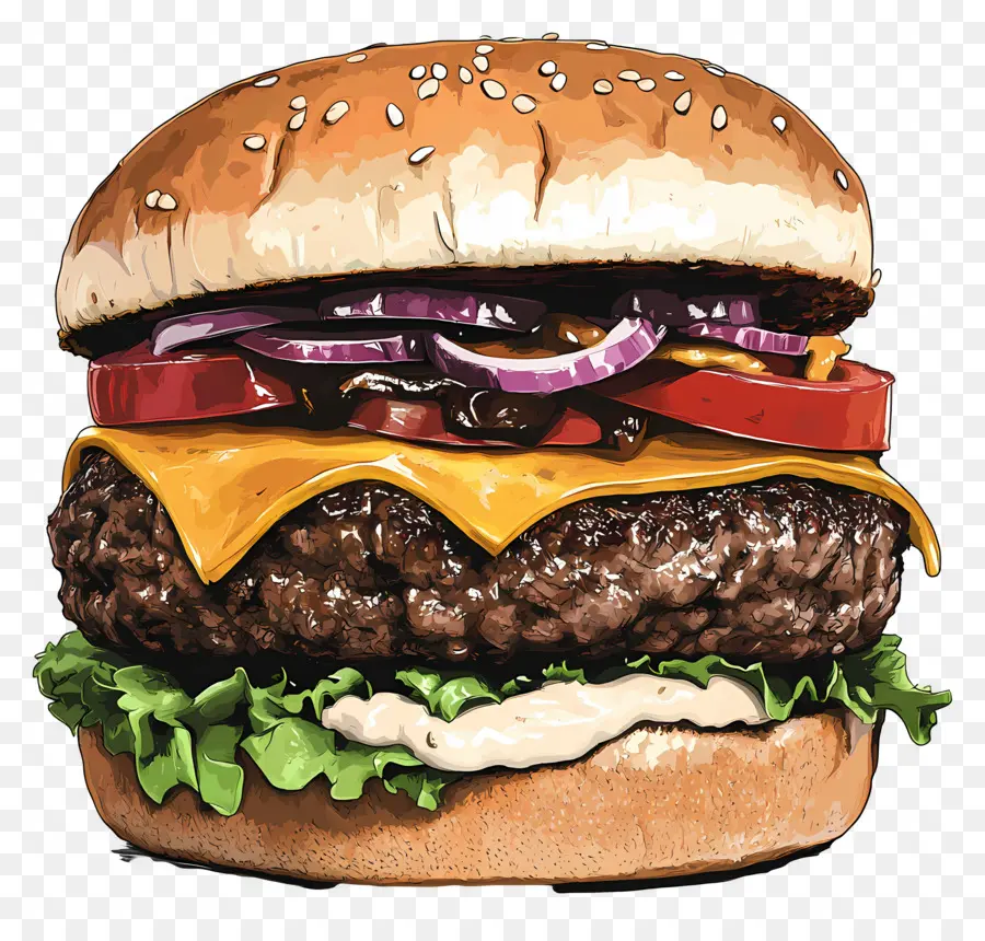 Dana Burger，Hamburger PNG