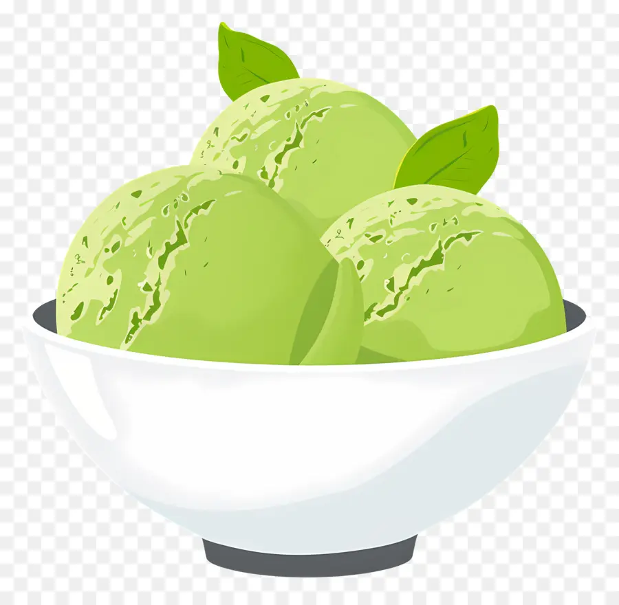 Matcha Dondurması，Yeşil Dondurma PNG