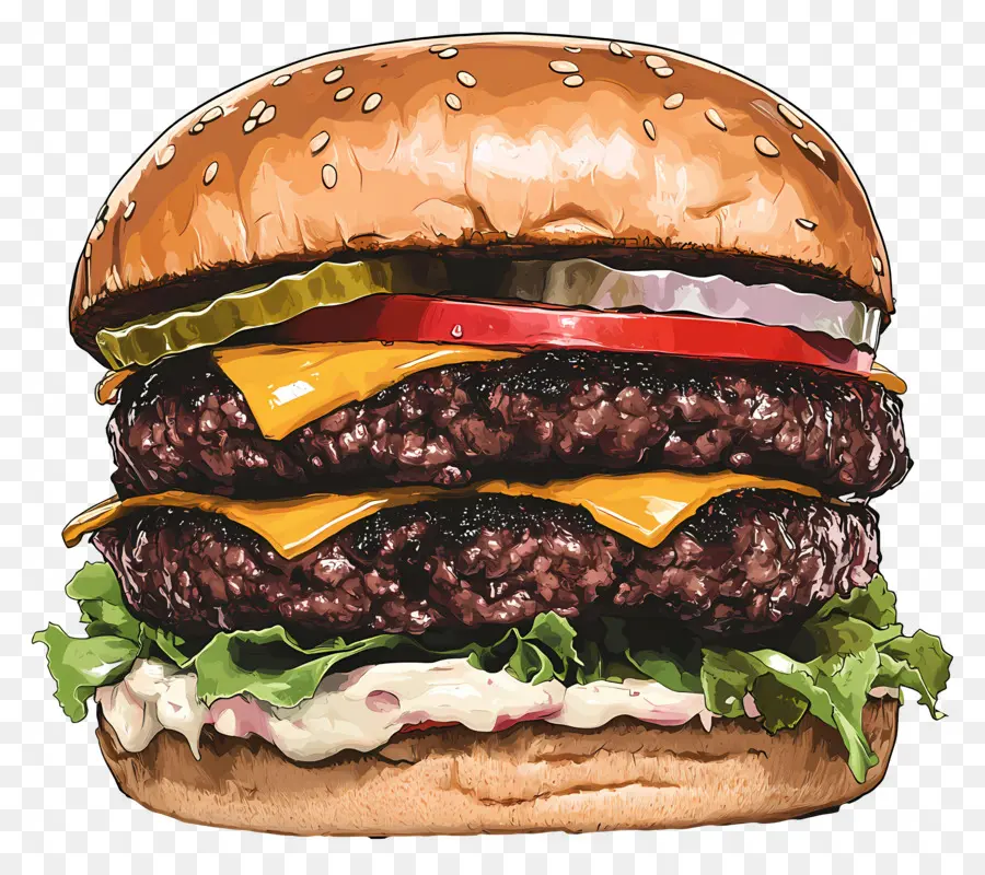 Dana Burger，Hamburger PNG