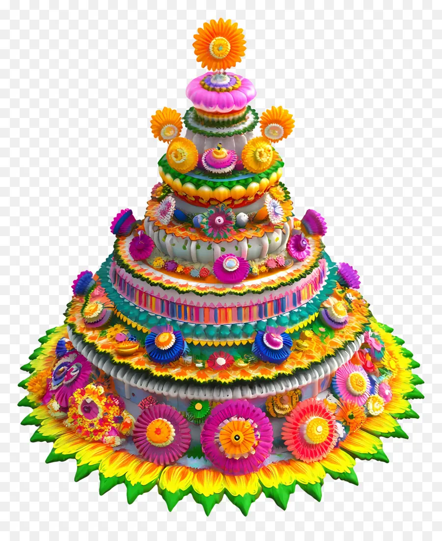 Batukamma，Renkli Kek PNG