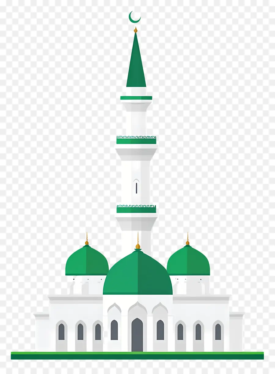 Medine，Yeşil Kubbeli Cami PNG