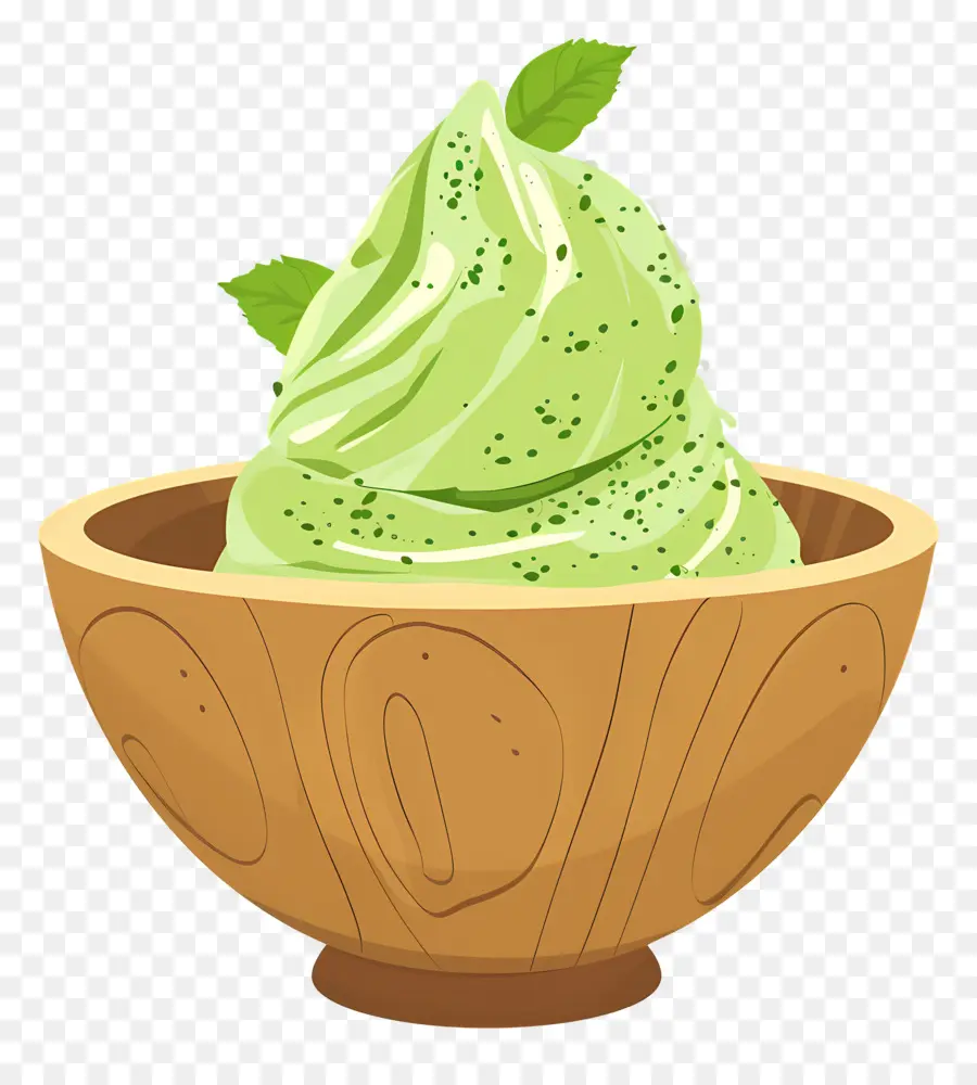 Matcha Dondurması，Yeşil Dondurma PNG