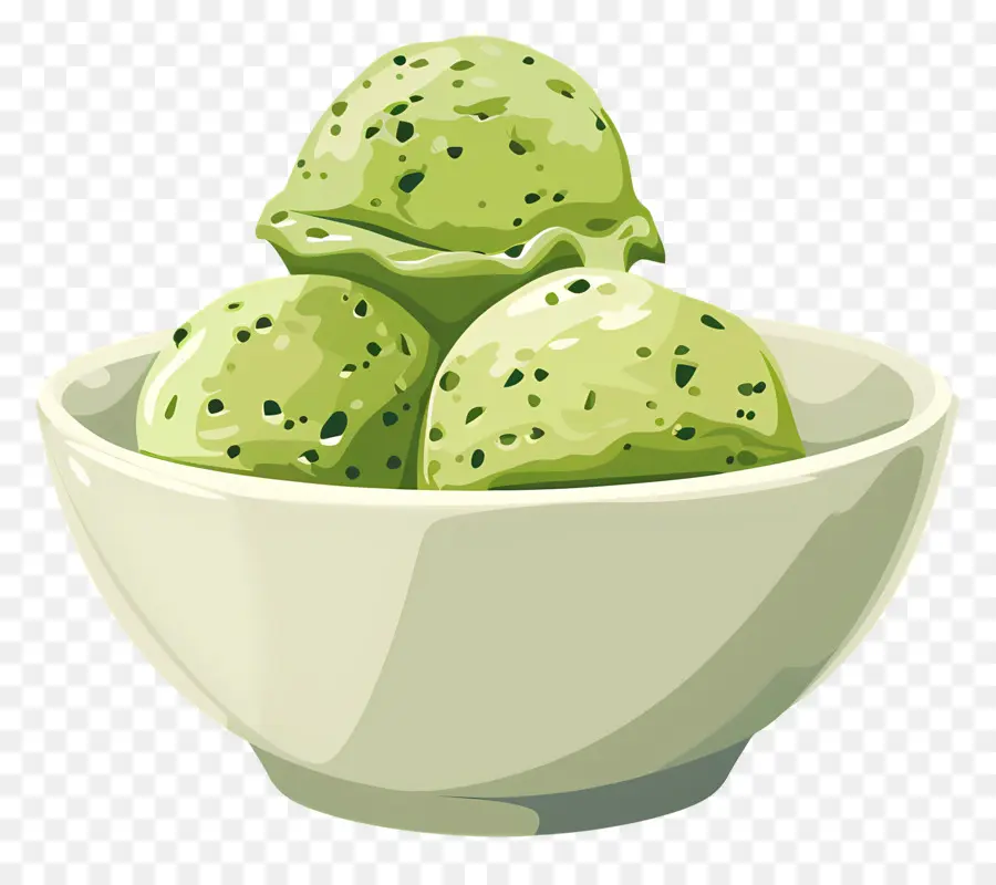 Matcha Dondurması，Yeşil Dondurma PNG