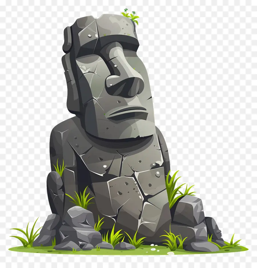 Moai，Taş Heykel PNG