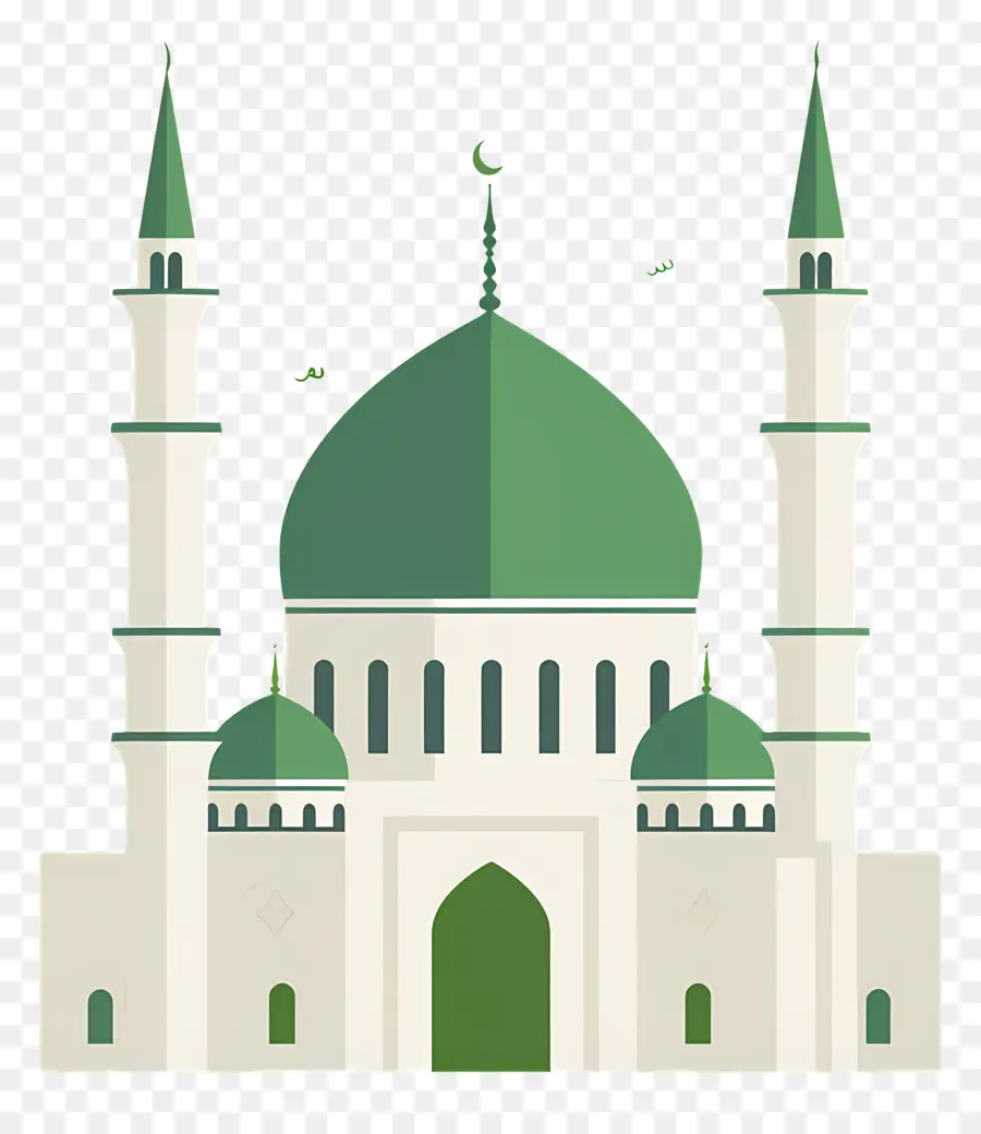 Medine，Yeşil Kubbeli Cami PNG