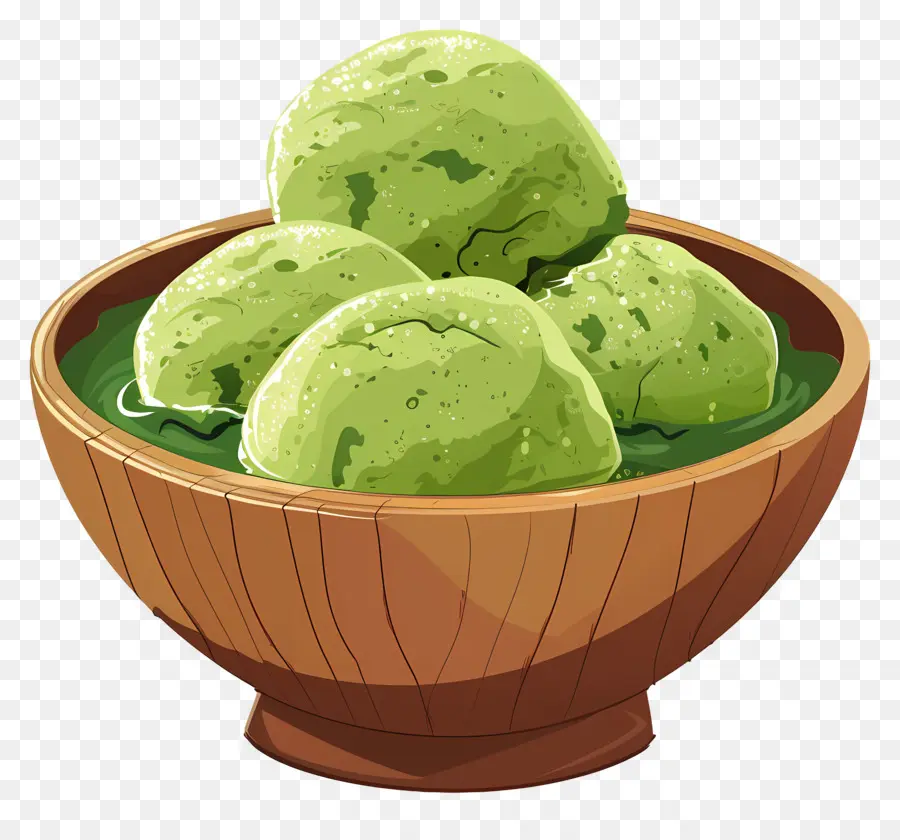 Matcha Dondurması，Yeşil Dondurma PNG