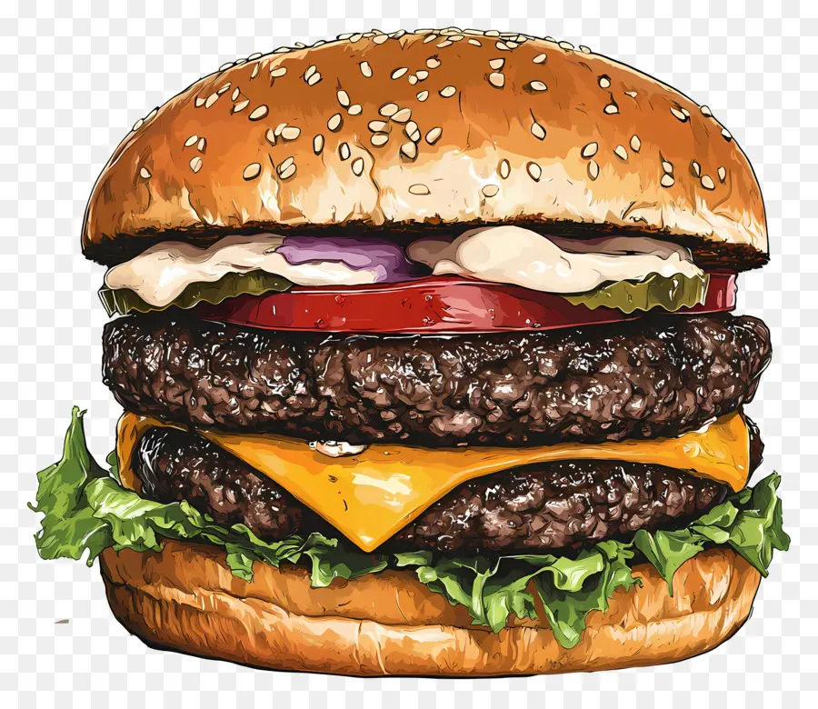 Dana Burger，Hamburger PNG