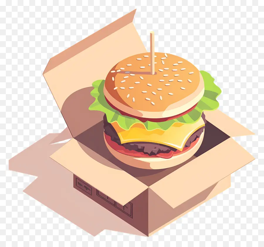 Dana Burger，Burger Kutusu PNG