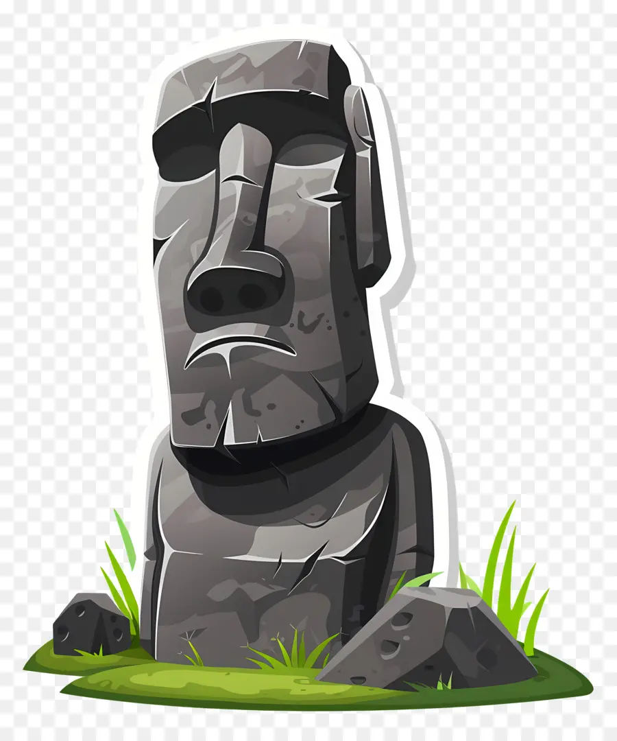 Moai，Taş Heykel PNG