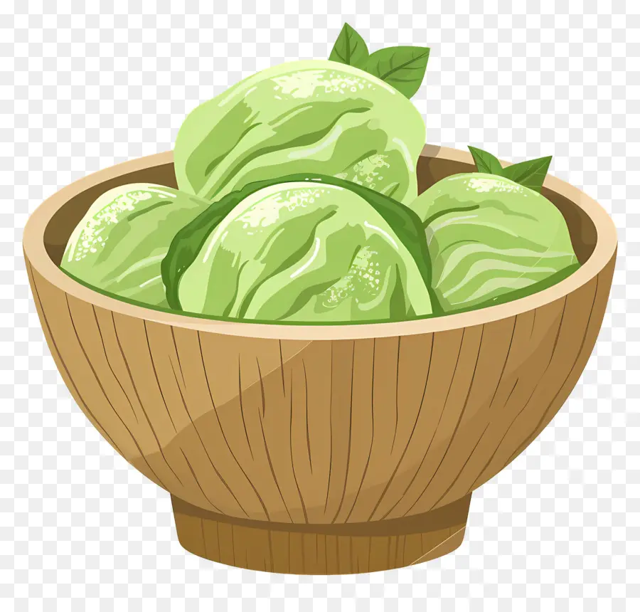 Matcha Dondurması，Yeşil Dondurma PNG