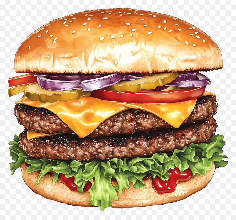 Dana Burger，Hamburger PNG