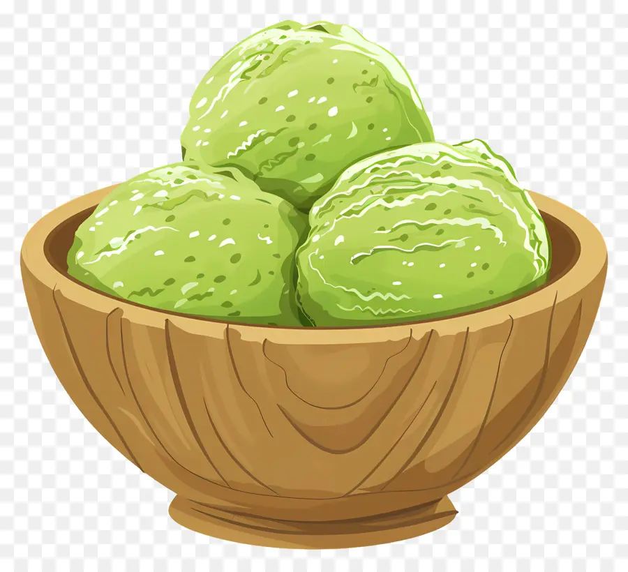 Matcha Dondurması，Yeşil Dondurma PNG