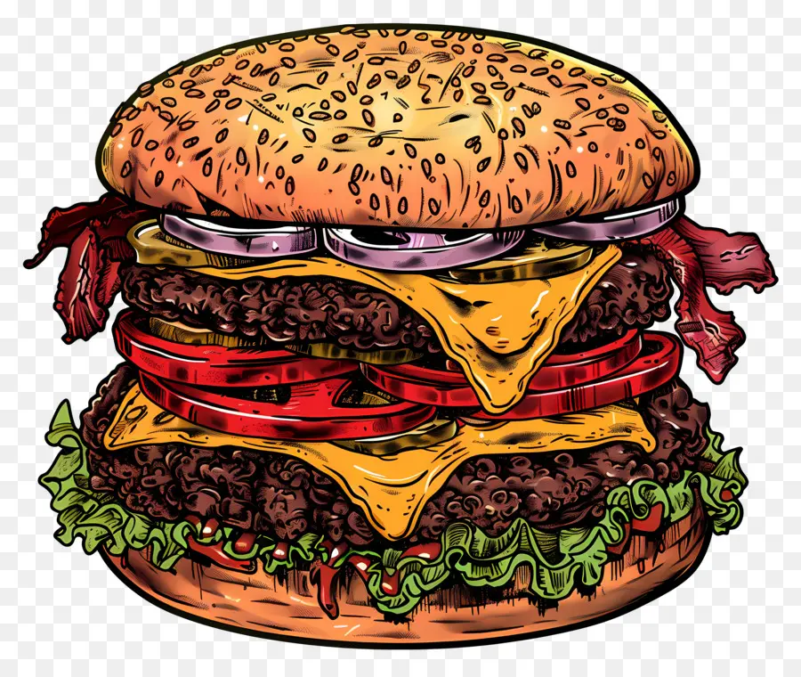 Dana Burger，Hamburger PNG