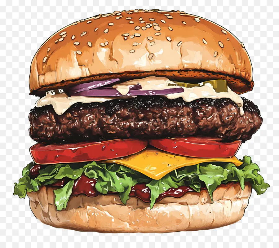 Dana Burger，Hamburger PNG