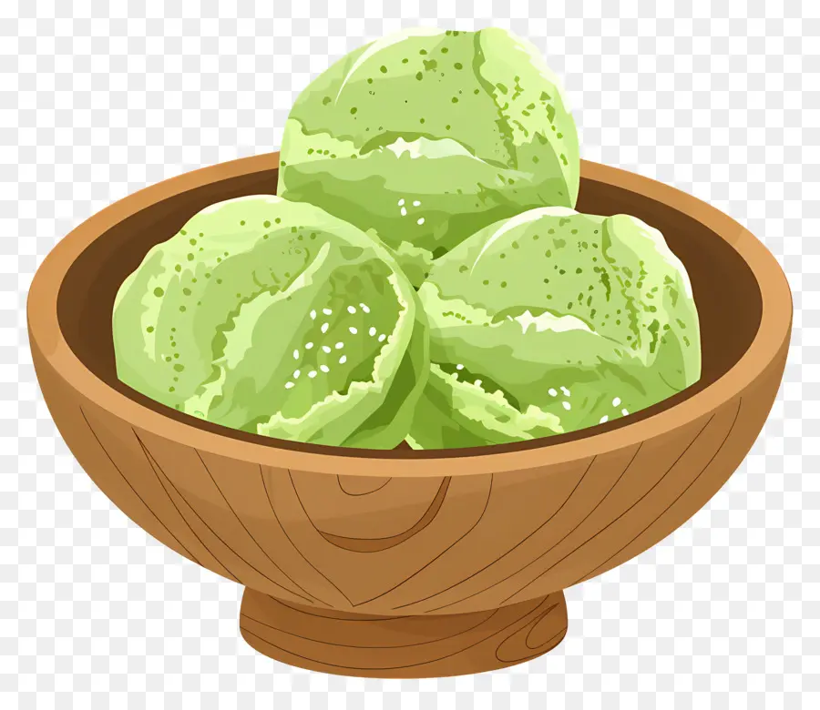 Matcha Dondurması，Yeşil Dondurma PNG