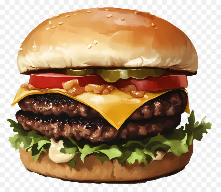 Dana Burger，Cheeseburger PNG