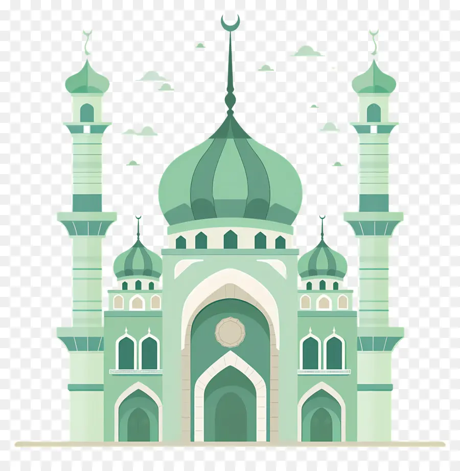 Medine，Yeşil Kubbeli Cami PNG