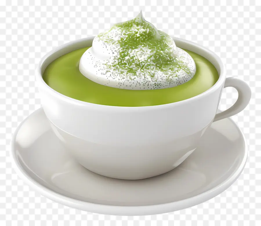 Matcha Yeşil Çay，Matcha Latte PNG