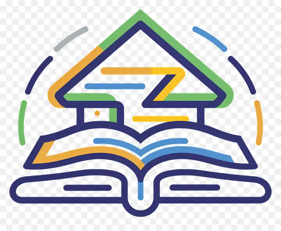 Kitap Logosu，Ev Ve Kitap PNG