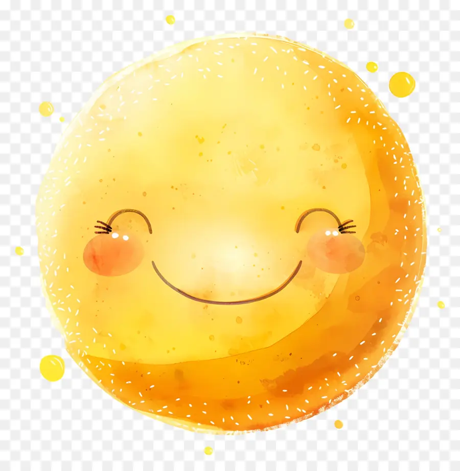 Kawaii Güneşi，Gülümseyen Güneş PNG