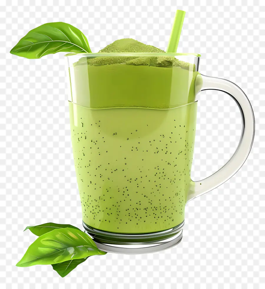 Matcha Yeşil Çay，Yeşil Smoothie PNG