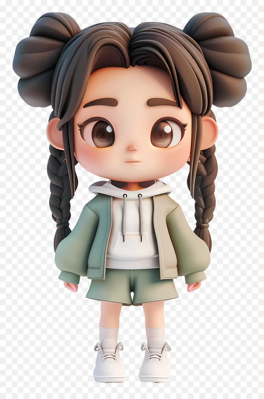 Kız Chibi，Chibi Kız Karakteri PNG