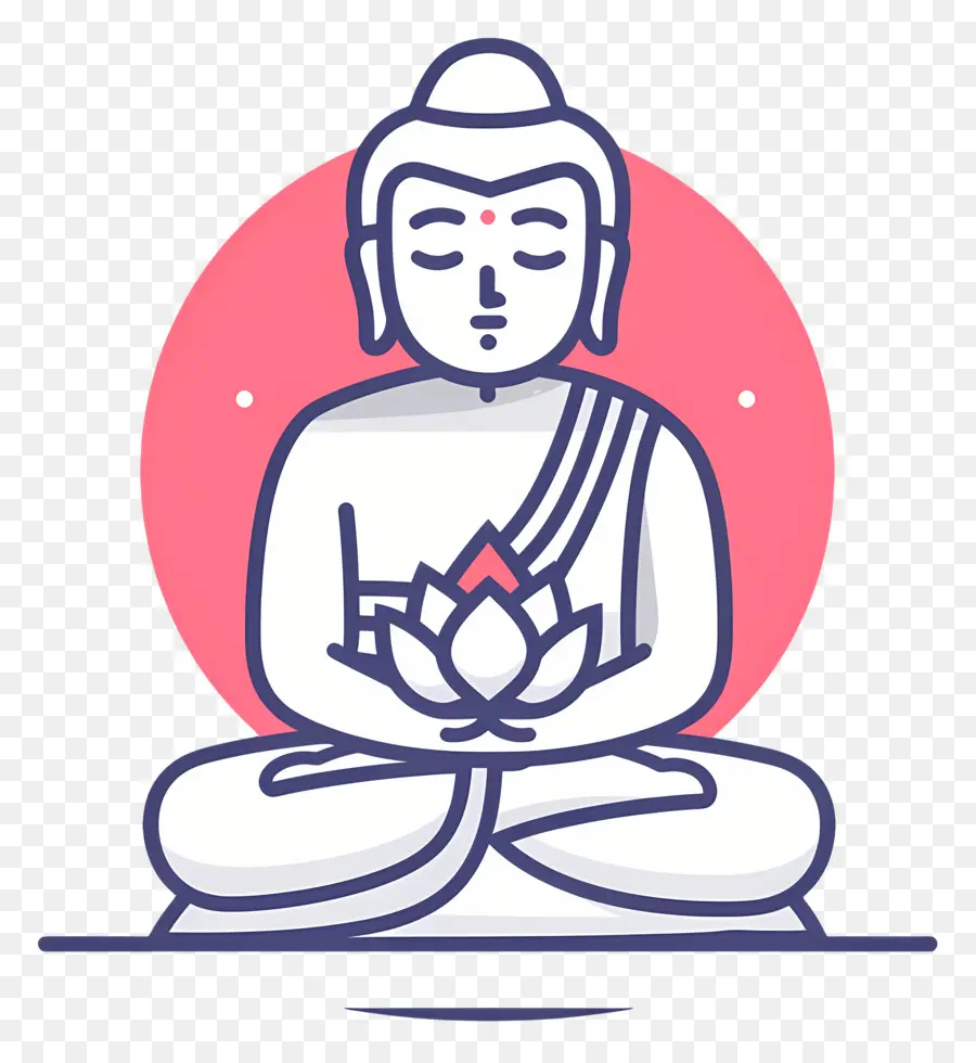 Mutlu Vesak，Buda Meditasyonu PNG