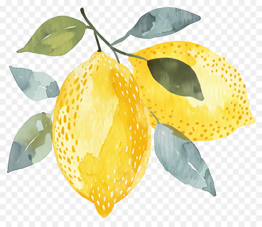 Suluboya Limon，Limonlar PNG