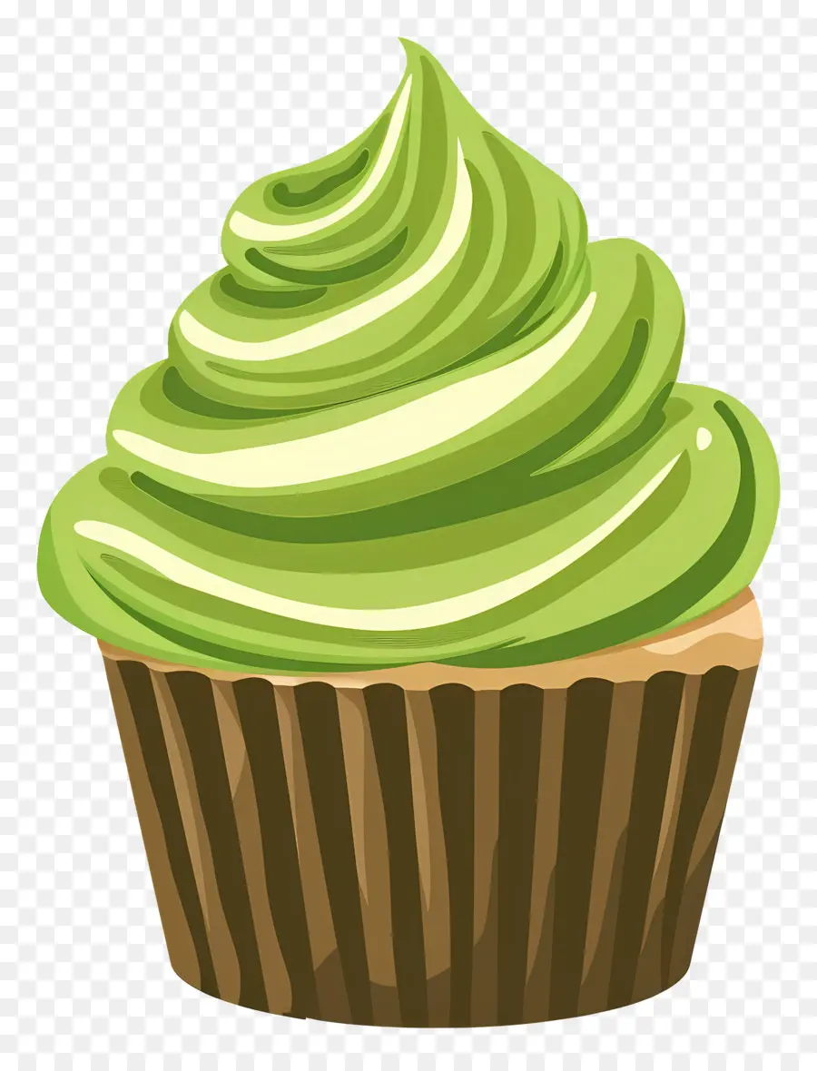 Matcha Cupcake，Kek PNG