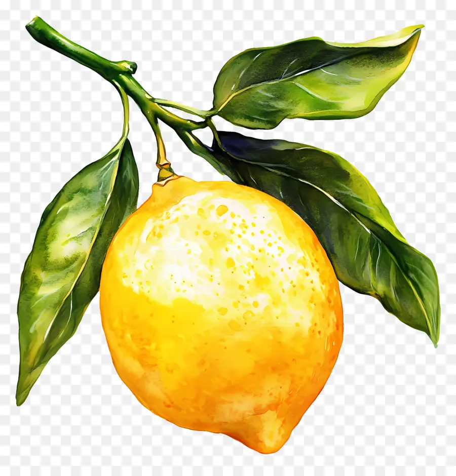 Suluboya Limon，Tek Limon PNG