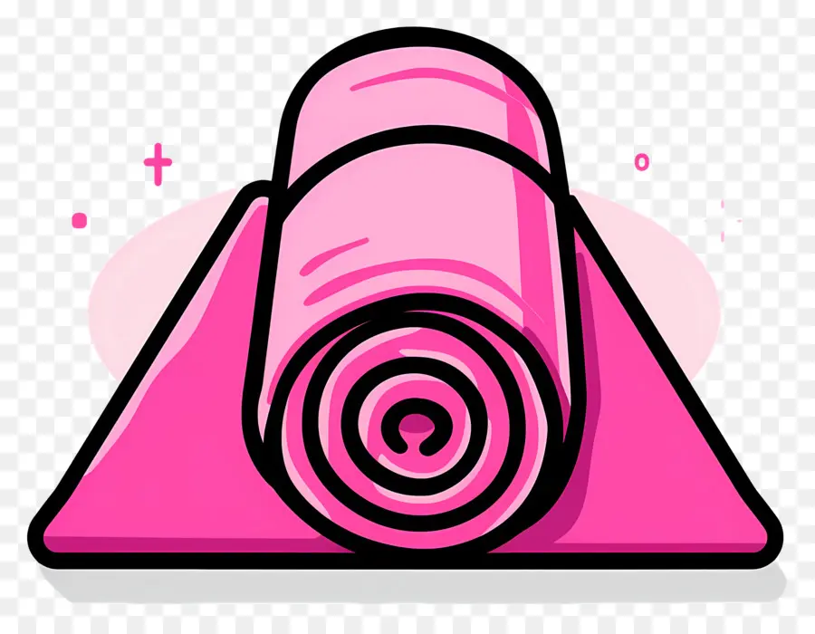 Yoga Minderi，Pembe Rulo Mat PNG