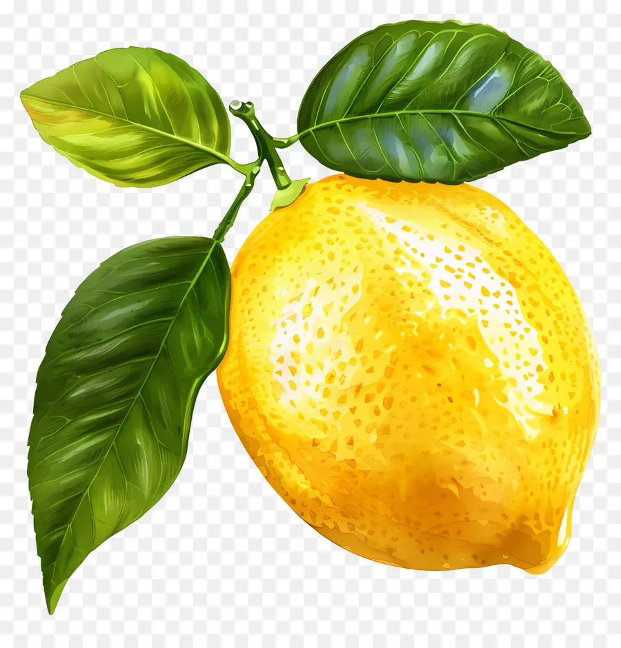 Suluboya Limon，Tek Limon PNG