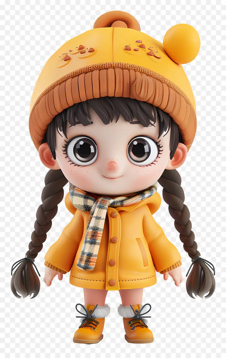 Kız Chibi，3d çizgi Film Karakteri PNG