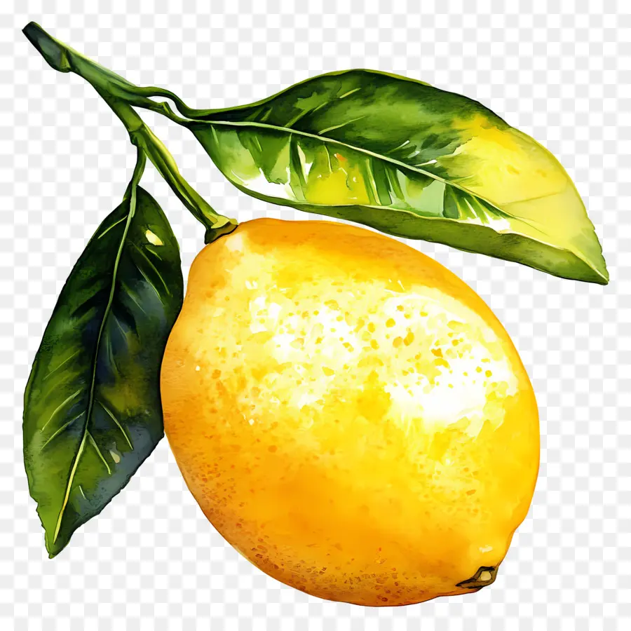 Suluboya Limon，Tek Limon PNG