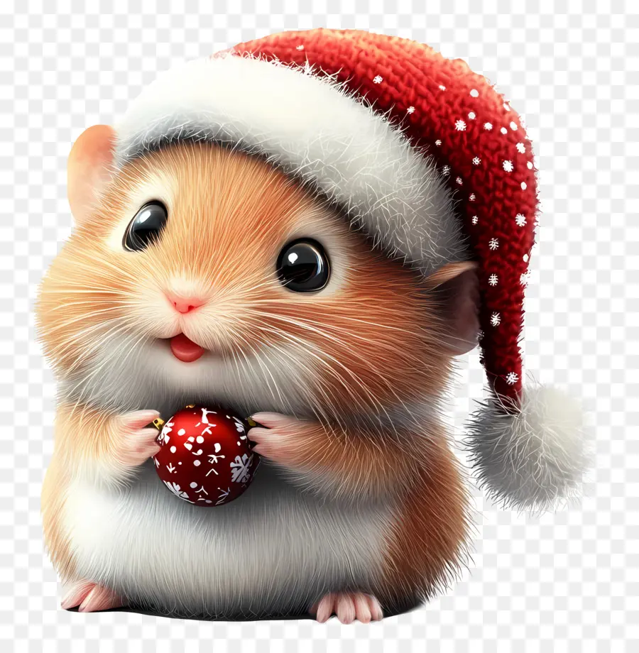 Noel Hamsteri，Hamster Süslemeli PNG