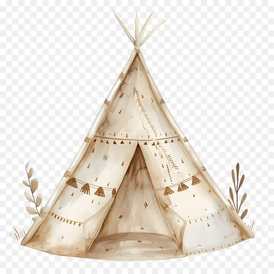 Suluboya çadırı，Teepee Çadırı PNG