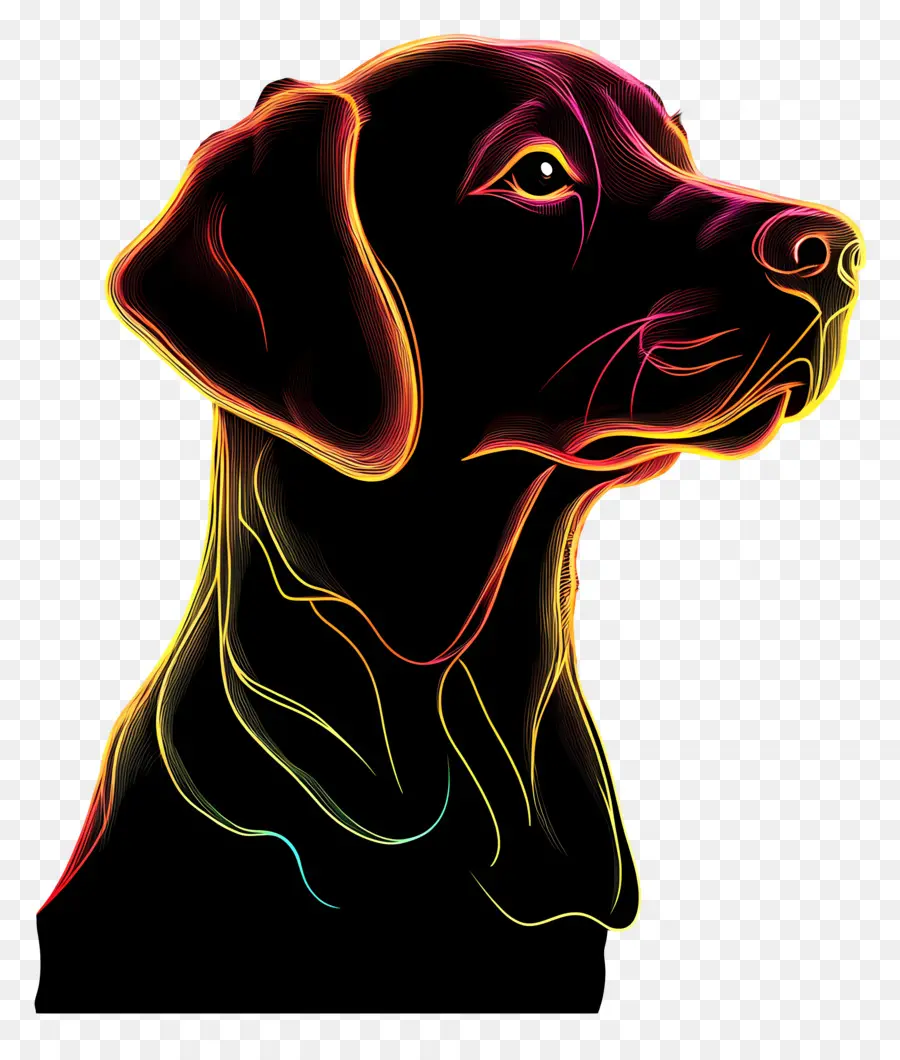 Neon Hattı，Neon Köpek PNG