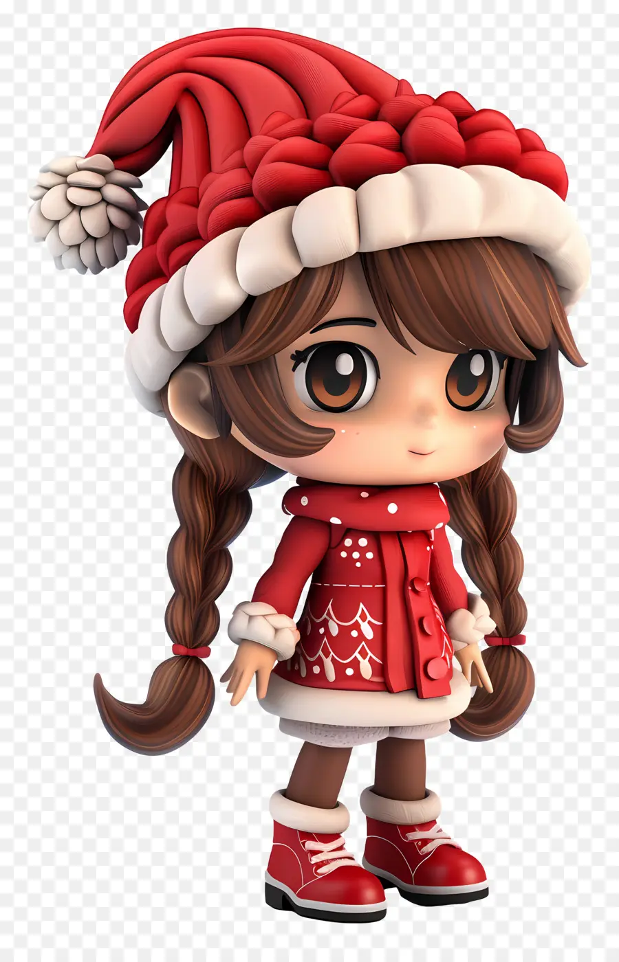 Kız Chibi，Noel Kızı PNG