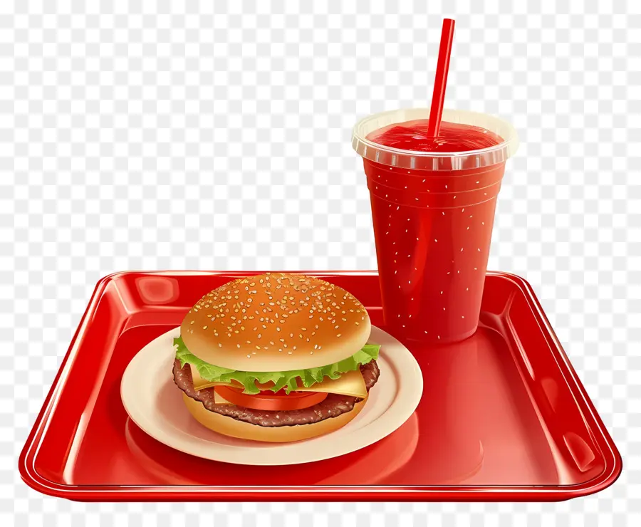 Fast Food，Burger Ve İçecek PNG